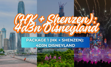 4DAYS / 3NIGHTS HONGKONG + SHENZEN PACKAGE DISNEYLAND TOUR