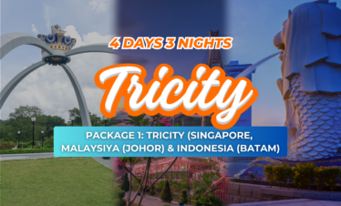 PACKAGE 1: 4D3N TRI CITY PACKAGE
