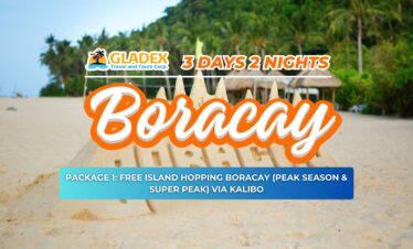 PACKAGE 1: FREE ISLAND HOPPING 3D2N BORACAY (PEAK SEASON & SUPER PEAK) VIA KALIBO