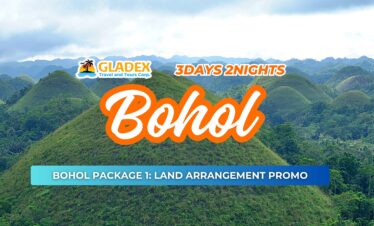 3D2N BOHOL PACKAGE 1: LAND ARRANGEMENT PROMO