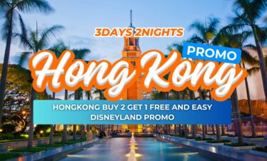 HONGKONG BUY 2 GET 1 FREE AND EASY DISNEYLAND PROMO