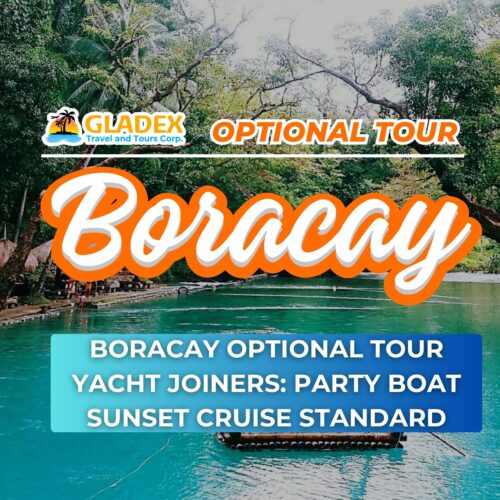 BORACAY OPTIONAL TOUR BORACAY YACHT JOINERS: PARTY BOAT SUNSET CRUISE STANDARD