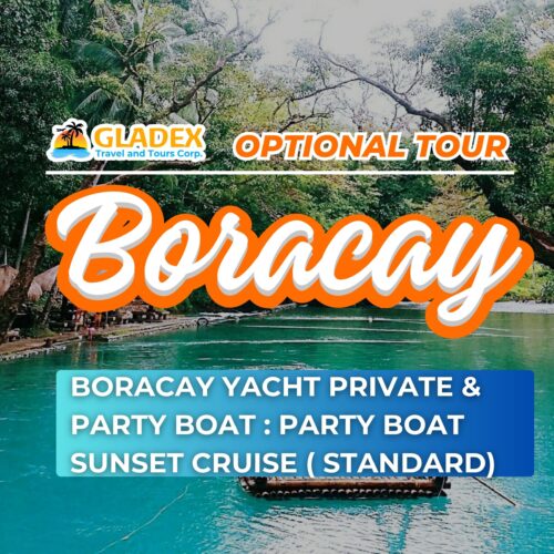 BORACAY OPTIONAL TOUR YACHT PRIVATE & PARTY BOAT: PARTY BOAT SUNSET CRUISE ( STANDARD)