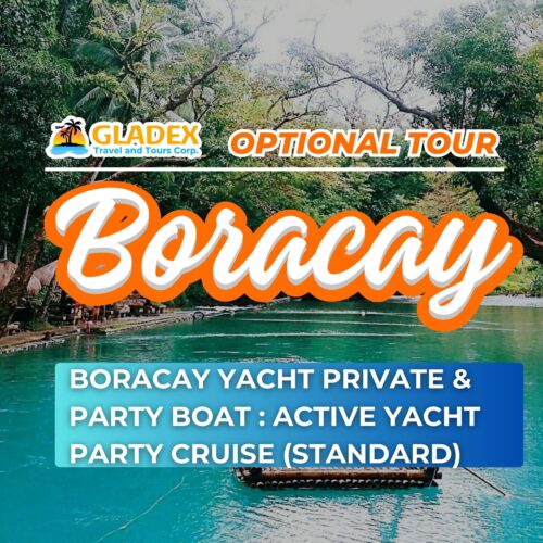 BORACAY OPTIONAL TOUR YACHT PRIVATE & PARTY BOAT: ACTIVE YACHT PARTY CRUISE (STANDARD)